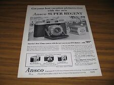 1955 Print Ad Ansco Super Regent 35MM Cameras Binghamton,NY picture