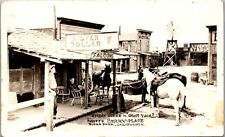 Knott's Berry Farm, Ghost Town Street Scene 1960s era RPPC Vintage Postcard RP1 picture