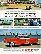 1955 Mercury cars Custom Monterey convertible beach vintage photo print ad adl78 picture