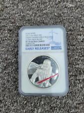 DARTH VADER STAR WARS 2017 NIUE 2oz SILVER COIN $5 NGC EARLY RELEASES PF 70 picture