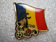 SOCCER ( FOOTBALL ) WORLD CUP USA 1994 ROMANIA FLAG LAPEL PIN BADGE picture
