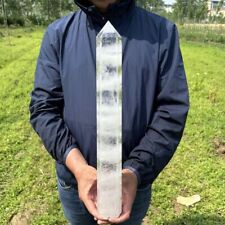 4.66LB Natural Clear Quartz Obelisk Crystal Point Tower Wand Reiki Healing picture