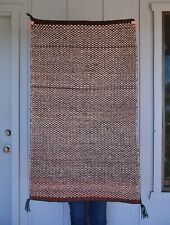 Vintage Navajo Indian Diamond Twill Weave Rug - Double Saddle Blanket picture