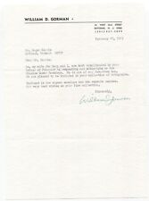 William Gorman Signed Letter Autographed Artist Signature picture