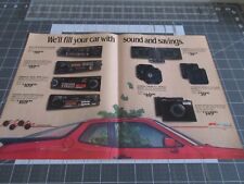 1988 Kmart Auto Sound, Panasonic, Kraco, Jenson, Vintage Print Ad picture
