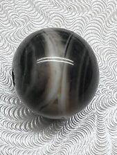 Ancient DZI Banded Agate Bead 14.6 X 13.7 mm Collectible Artifact picture