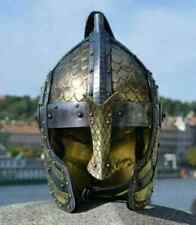 Medieval Fantasy Helmet Christmas SCA LARP Armor Helmet Bogato Engraved Gifts picture