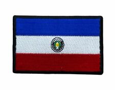 Paraguay Flag Country Colors 3 inch Cap Hat  Patch IV5178 F5D30G picture