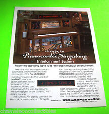 Marantz Pianocorder 1982 Original Piano Music Singalong Promo Sales FLYER Art picture