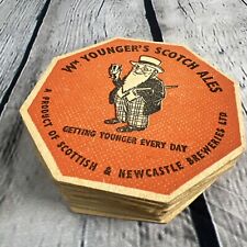 Antique W. YOUNGER'S FAMOUS SCOTCH ALES Beer Coasters picture
