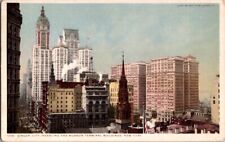Postcard Singer, City Investing & Hudson Terminal Buildings NY New York    K-531 picture