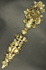SET OF FLORAL ORNAMENTS LOUIS XVI STYLE - BRONZE - FRENCH ANTIQUE picture