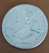 Bicentenaire 1776-1976 quart de dollar americain RARE  bon état Monnaie picture