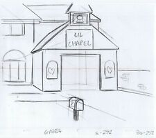 Simpsons 2005 Lil Chapel Original Art w/COA Production Pencils GABF04 SC292 picture