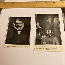 Antique 1909 Images: Fraudulent Spirit Photograph - Fake Paranormal Photography picture
