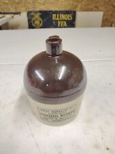 Antique Wolff Distillery Co. Louisville KY Half Gallon Advertising Whiskey Crock picture