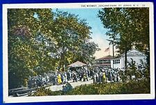 THE MIDWAY, JOYLAND PARK, PT. JERVIS, N. Y. Vintage Postcard Great Condition picture