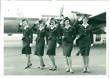 Swedish flight attendants. - Vintage Photograph 2442832 picture