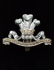 Genuine The Cheshire Yeomanry Earl of Chester Cap Badge Scarce Staybrite Version picture