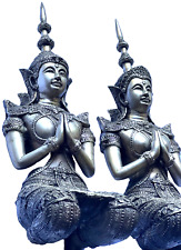 Magnificent Two Thai Temple “Thephanom” Guardians- brother / sister picture