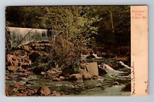 Belfast ME-Maine, Hiramdale Falls, Antique Vintage Souvenir Postcard picture