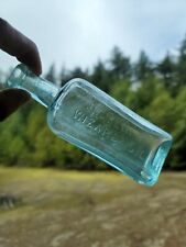 WIZARD'S OIL Bottle◇ Antique Hamlin's Wizard Oil Bottle  from Chicago Illinois  picture