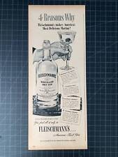 Vintage 1946 Fleischmann’s Gin Print Ad picture