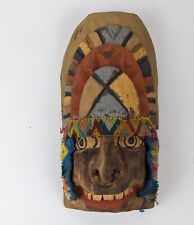 Hand Carved Primitive Wooden Mask Wall Decor 11