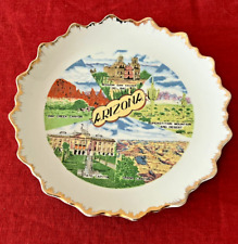 Vintage 1950s/1960s Arizona Souvenir State Plate Retro Kitsch Gold Edged Rim picture