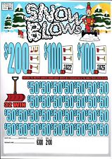 Pull tickets Jar Tickets -Snow Blows 200 picture