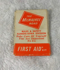 Milwaukee Road Railroad First Aid Kit Illinois Iowa Division picture