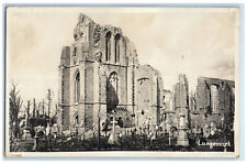 c1920's Belgium Church Cemetery Langemark Belgium RPPC Photo Postcard picture