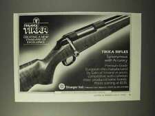 1995 Sako Tikka Rifles Ad - New Standard of Excellence picture