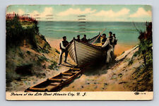 c1910 Return of the Life Boat IPCC IPCN Atlantic City New Jersey NJ Postcard picture