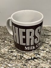 Vintage HERSHEY'S Milk Chocolate Logo Coffee Tea Cocoa Cup Mug Brown Ceramic picture