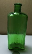 GREEN VICTORIAN POISON EMBOSSED,  NOT TO BE TAKEN, Base, W picture