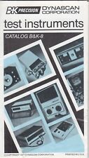 Vintage B&K Precision BK-8  Test Instruments Pocket Catalog 1977 - Meter Scope + picture