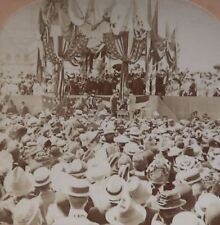 1901 PRESIDENT McKINLEY PAN AMERICAN EXPOSITION ASSASSINATED STEREOVIEW 30-16 picture