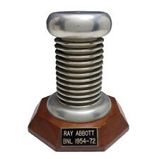 Vintage Brookhaven National Laboratory Tesla Coil Stacked Insulator Display ??? picture