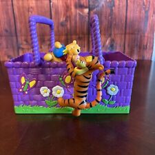 Rare Limited Edition Disney Winnie the Pooh Bear and Tigger Picnic Basket  picture