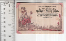 L.W. Collis Boston Variety Store Newburgh Victorian Trade Card 3