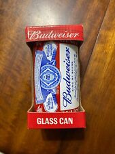 Budweiser Glass Can 10 oz  2017 Anheuser Busch Red Glass picture