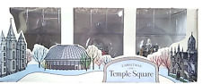 Historic Christmas On Temple Square Christmas Ornaments Set Of 3 LDS Temple picture