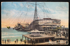 Vintage Postcard 1921 Amusement Park, Long Beach, California (CA) picture