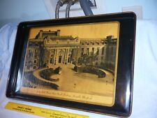 early metal tray wall hanging bancroft hall U.S.   naval academy annapolis MD. picture