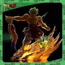 Dragon Ball Z Broly Vs Goku Son Goku Statue Figure Gift Collectible Anime No Box picture