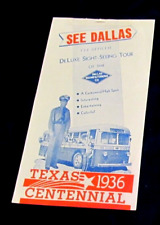 1936 Dallas Railway & Terminal Sight seeing brochure, from TEXAS CENTENNIAL trip picture
