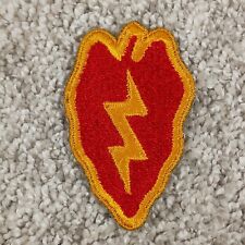 Vintage 25th Infantry Division Patch WWII Original Tropic Lightning Snow Back picture