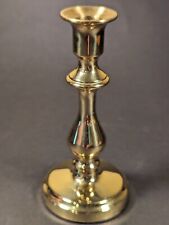 Vintage Baldwin Solid Brass Petite Candlestick Taper Candle Holder Shiny 4