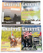 CAMP CHASE GAZETTE Vintage Magazine Lot of 4 Back Issues CIVIL WAR RE-ENACTMENT picture